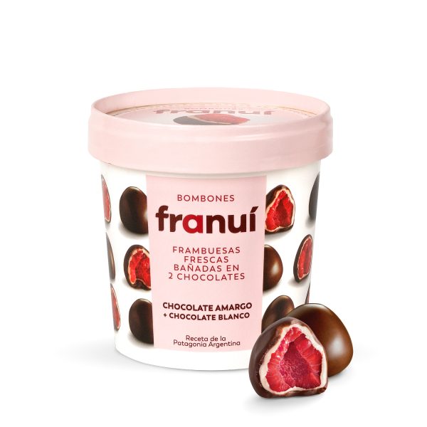 Bombones Franui, Chocolate Amargo y Chocolate Blanco (150 G.)