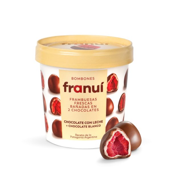 Bombones Franui, Chocolate con Leche y Chocolate Blanco (150 G.)